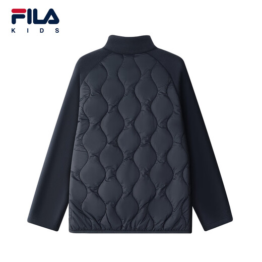 FILA children's cotton clothing 2025 winter new large and small children's sports jackets boys and girls school uniform artifact RD Sapphire-NV 165