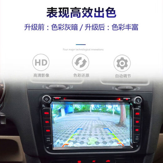 
Honda eighth-generation Accord Civic XRV Lingpai CRV Fing Fan HD reversing image probe rearview camera lightless ultra-definition night vision 1517 Fing Fan