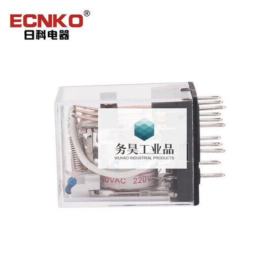 Riko ECNKO small electromagnetic relay HH53PL AC220V DC24V MY3NJ HH53P HH53PL with base 24VAC