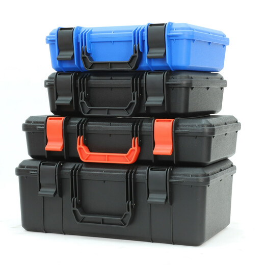 
Dashield hand tool box plastic PP safety protection storage box instrument equipment customized box large black 3527 black empty box