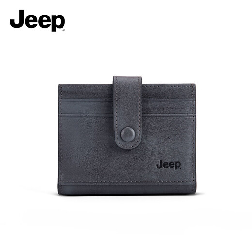 JEEPJeep吉普男士卡包头层牛皮皮包钱包多卡位零钱包商务送男友送父亲