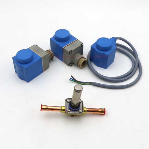 Danfoss EVR3 Aire acondicionado Refrigeración EVR032F1204 Puerto soldado de tubería de cobre de cobre al cuerpo de la válvula solenoide EVR10/032L12171/2 Puerto de soldadura de cobre