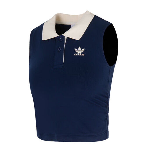 阿迪达斯 （adidas）三叶草女装 2025夏季新款运动服潮流时尚透气休闲背心无袖T恤 KE3893/建议拍大一码 S