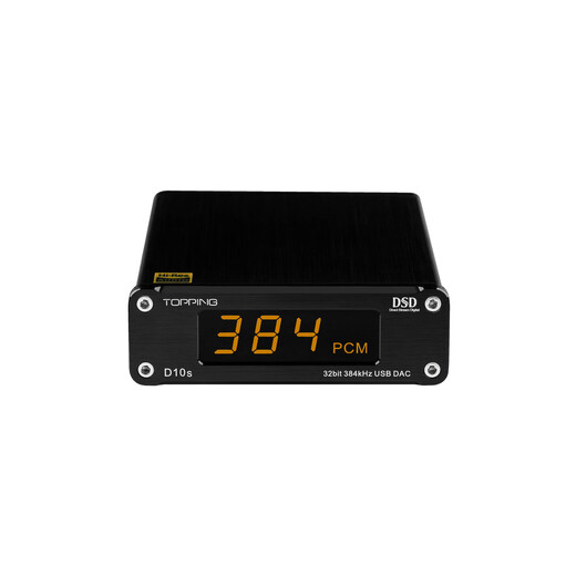 TOPPING D10s desktop HIFI fever USB audio decoder ES9038Q2M hard decoding DSD256 black D10s