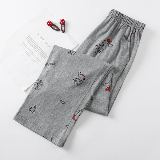 
Marienza 100% pure cotton pajama pants for women in spring and autumn, 2025 new soft breathable trousers single pants large size home pants