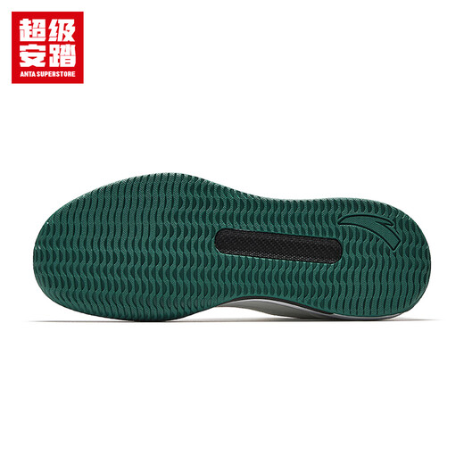 超级安踏网球鞋男鞋夏季透气轻质防滑抗扭训练鞋运动鞋子男112533303U 纸莎白/辰砂绿-2 42 /(男8.5码)