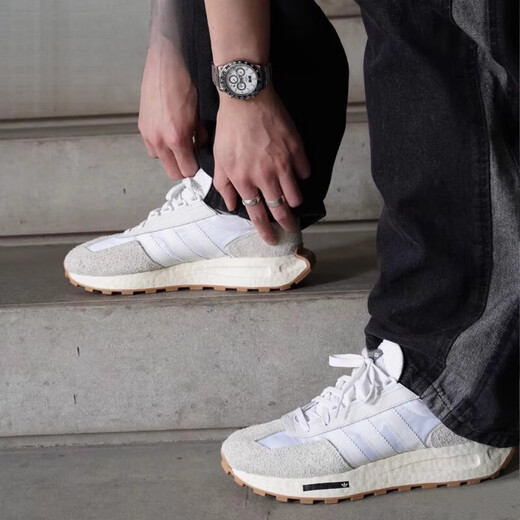 阿迪达斯 （adidas）RETROPYE5白灰爆米花三叶草复古休闲跑步鞋Q47101官方旗舰 GY9922米白灰 / 36.5