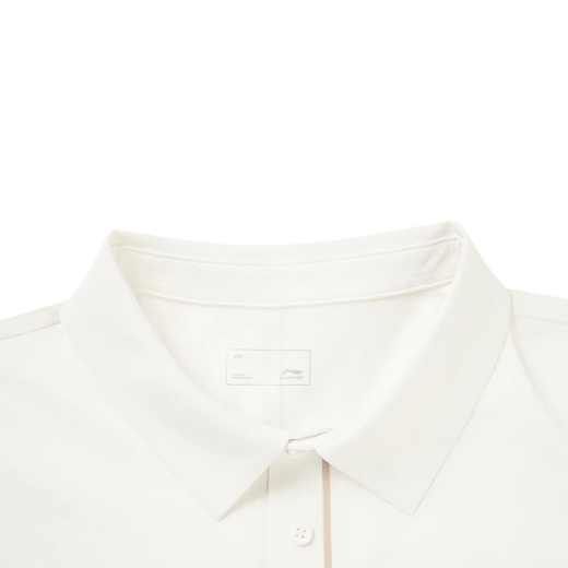
Li Ning Honor Series丨POLO shirt men's 2025 summer fashion comfortable lapel short-sleeved sports top APLV673 -1 Champagne white M