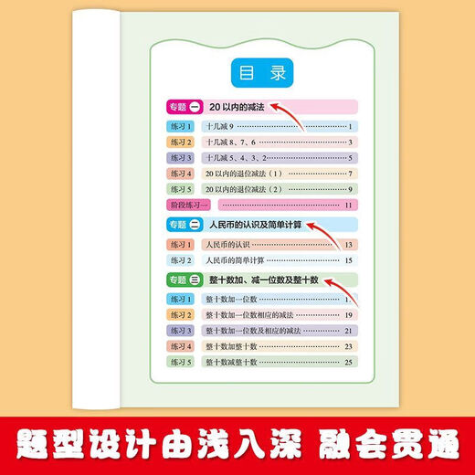 口算题卡数学计算应用课课练小学生12356年级同步教材辅导资料 五年级 上册