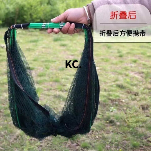 Kaooseen new folding fish cage, shrimp cage, fish net, shrimp net, crab fishing net, fishing net, loach cage, eel cage, lobster net, luxury fishing shrimp cage 6 holes + gift bag