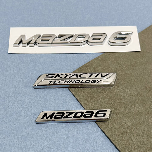 Manmang is suitable for 141619 overseas version of Mazda Atez MAZDA6 trunk letter sticker front and rear logo 1416 years ago