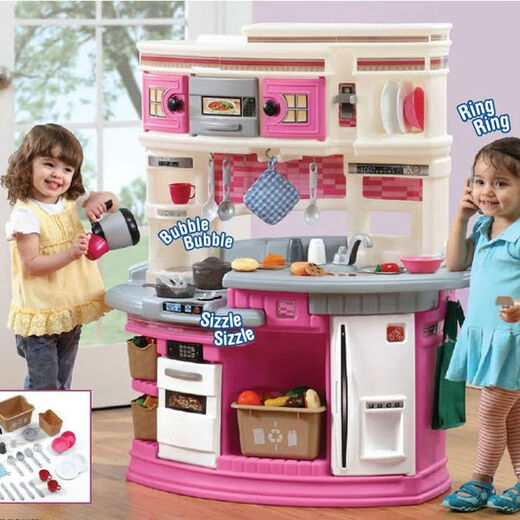 Regisseur des Kinderhauses Spielen Simulation Spielzeug Mädchen kocht Luxemburg Küche Gemüse Little Tek Simulation Spülmaschine