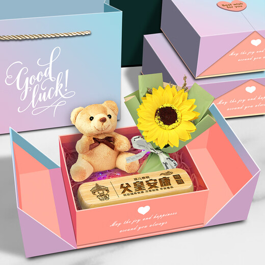 Xiaoli maßgeschneidertes Vatertagsgeschenk für das Geburtstagsgeschenk von Dad für den 40-jährigen 50-jährigen 60-jährigen 60-jährigen ornamenten von Papa: Signature Stift + Geschenkbox + Friedensanhänger