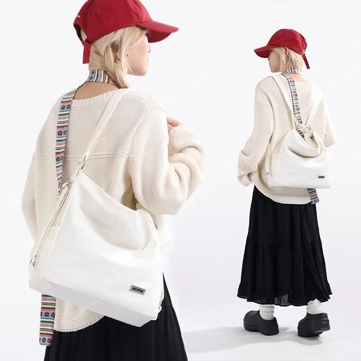Ruiishi Ruifeng Swishiarfen Trendy Crossbody Bag Sac de grande capacité décontracté à grande capacité Sac à bandoulière polyvalent pour femmes Sac à dos sportif sportif Sac à cyclisme Chaosbuchaobaoc677 noir