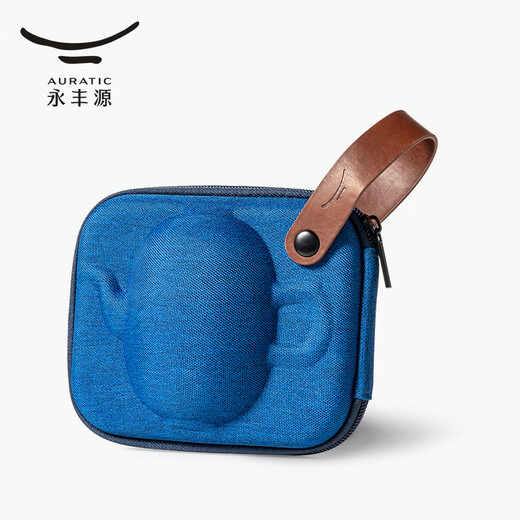 Yongfengyuan (auratic) Moon Time 4-piece ceramic travel tea set and tableware set, travel protective packaging bag, 4-piece travel tea set