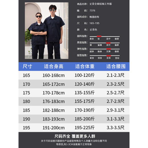 京芽夏季纯棉工作服套装男女短袖薄款工厂车间工地耐磨防烫劳保服定制 灰色拉链长袖（夏季上衣）7372 M 165