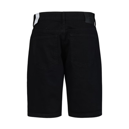 卡尔文·克莱恩（Calvin Klein）CK 奢侈品男装 时尚黑色修身休闲牛仔短裤 节日礼物 12392 黑色 34