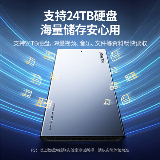 绿联 USB3.0移动硬盘盒2.5/3.5英寸Type-C固态硬盘盒 适用SATA串口台式机笔记本电脑固态机械SSD外置盒 USB3.0款【5Gbps合金款】