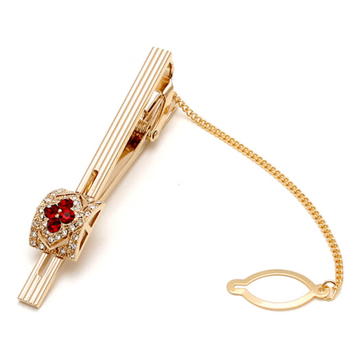 NOSSKISS light luxury four-leaf clover cufflinks men's light luxury custom suit French shirt cuff nails fashion niche birthday gift gift box gold and blue cufflinks