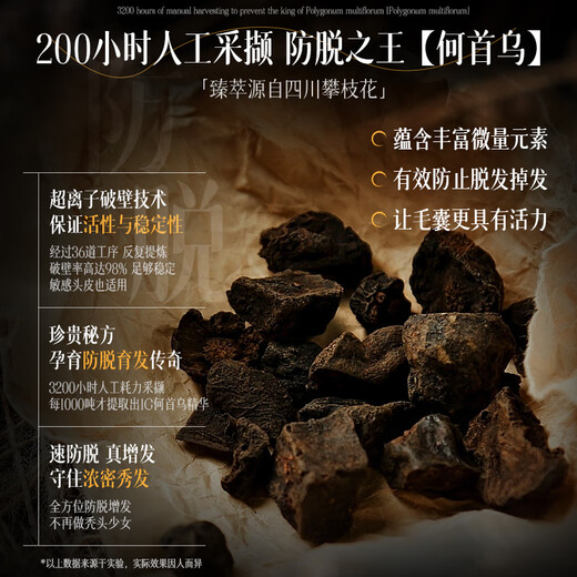 Ruyi Anti-Loss Shampoo Ginger Orchidopsis Leaf Hair Reinforcement Hair Restraining Hair Hair Removal of Oil Shampoo Relieving Itchy Fluffy Shampoo Detoxification