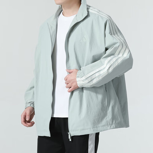 Adidas Herrenkleidung 2025 Frühling neuer Sport und lässige Jacke im Freien im Freien im Freien im Outdoor -Training Mode Strickjacke JL6092 2xl