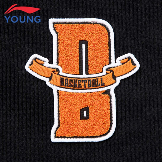 Li Ning children's clothing children's jacket with cotton for older boys anti-static basketball element sports cotton jacket 175YJMV013-1