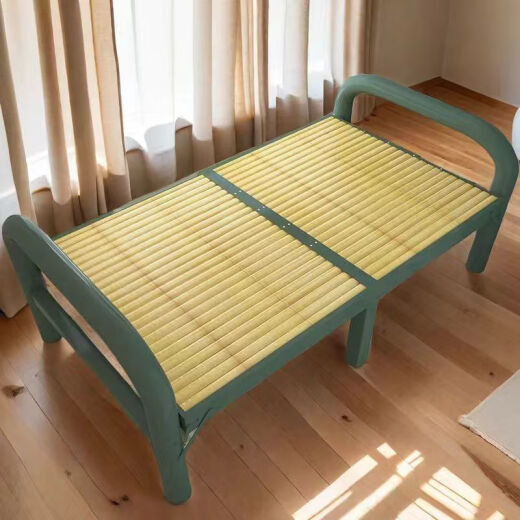 
Shengtao lunch break storage convenient nap home adult bed folding office bamboo board accompanying bed single bed Chishui Mingzhu*192 long*95 wide-16851