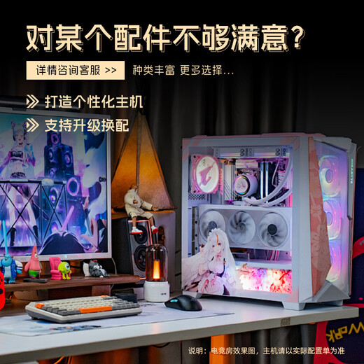 GIGABYTE 14600K core display no graphics card host 265K/14700KF/285K/14900K/245K/14490F desktop gaming office computer assembly DIY complete machine with seven 12400 core display host