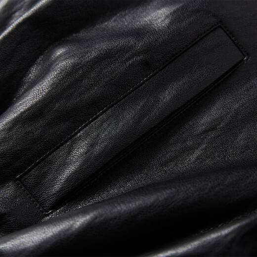 Xiangying black leather jacket for women small 2025 autumn new high-end cool and cool short pu leather jacket black S 55/80A/85-95Jin Jin is equal to 0.5 kg