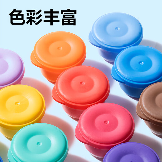 Deli [Niedriger Preis des gesamten Netzwerks] 24-Farben Ultra-leichter Tonfarbenfarbener Ton-Plastikine-Ton handgefertigtes DIY-Spielzeug mit Namen Aufklebern + Vollständige Set von Werkzeugen + Video-Tutorials Kindergeburtstag Geschenke