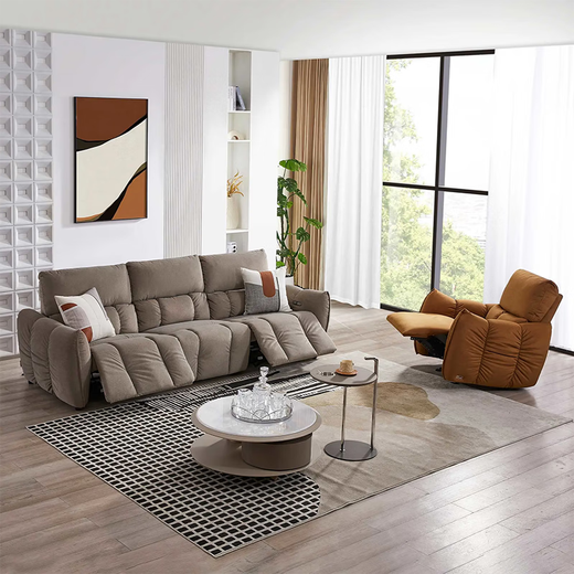 CHEERS offline store style first class modern fabric electric sofa 12001 sunset comic