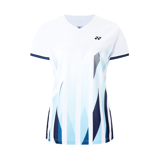 YONEX尤尼克斯羽毛球服跑步健身运动短袖短裙套装女2103925BCR白色O