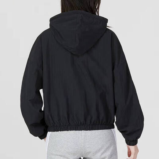 Adidas offizielle Schiffsgeschäft Frauenkleidung, neue Sportbekleidung, ungezwungene Kapuzenjacke, atmungsaktive wobdliche windprobische Jacke, Top, gestickte Logo/Lined/Shop Manager Hauptempfehlung s s