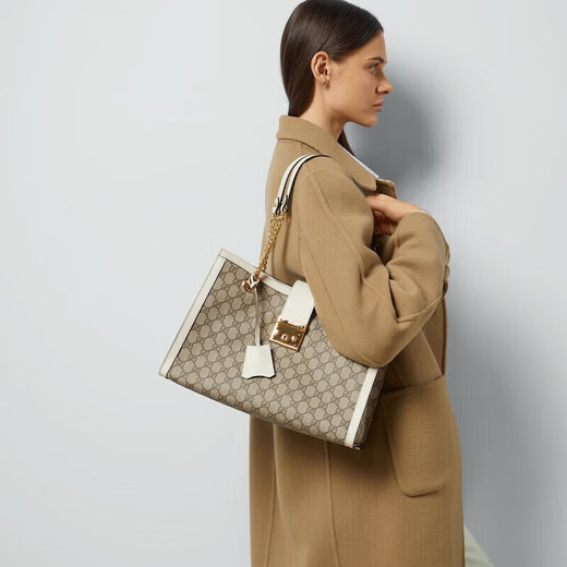 
Gucci (GUCCI)[618] Women's Bag Kuqi Gucci Women's Shoulder Bag Ebony White Edge 479197 KHNKG 9761