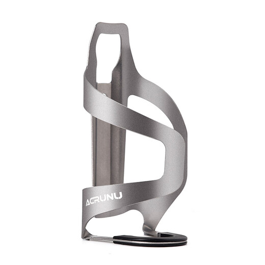 ACRUNU bicycle aluminum alloy water bottle rack mountain road bike frosted water cup holder cycling equipment accessories titanium color