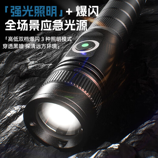 HYUNDAI car safety hammer with light, heavy-duty four-in-one multi-functional self-rescue emergency vehicle-mounted window-breaking escape hammer