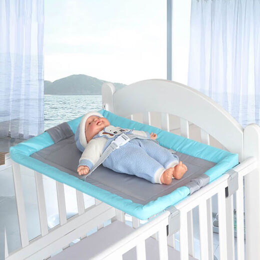 Parent-child baby diaper changing table foldable gaming bed crib wooden bed special universal baby BB diaper table nursing table Dudu powder
