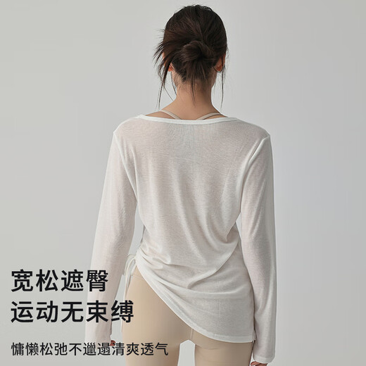 Xue Ximan's new loose sports blouse women's advanced professional training fitness Pilates top quick-drying yoga wear long sleeves