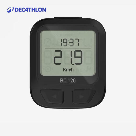 迪卡侬（DECATHLON）无线码表山地车公路自行车里程温度中阶款-无线磁石感应-4837997