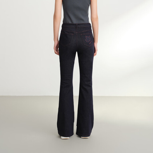 EP YAYING 2025 TEME EN AUTON NUEVA Ropa para mujeres que viajan al algodón Slim Jeans J602a Navy S