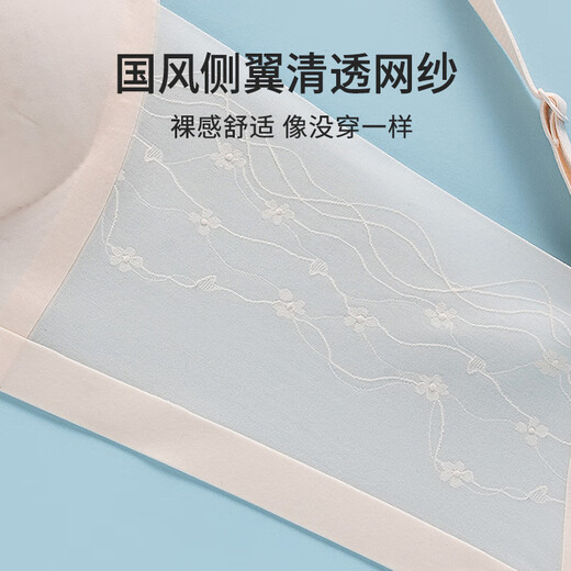 Mujeres de belleza urbana de ropa interior niñas sin sujetador de acero Mujeres de pechos pequeños que muestran una gran ropa interior Seda de seda fresca Feeling Soft Sproting Recolecting Bra Mujeres