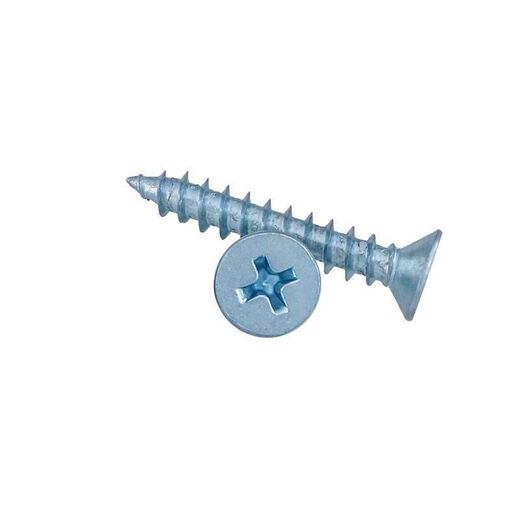 Bingyu croix dure tête de tête contre-tape auto-tape longueur de vis de tête plate Panneau de tête de tête à bois Blue zinc aluminium alliage alliage M4 M41425jin [Jin est égal à 0,5 kg] environ 12250