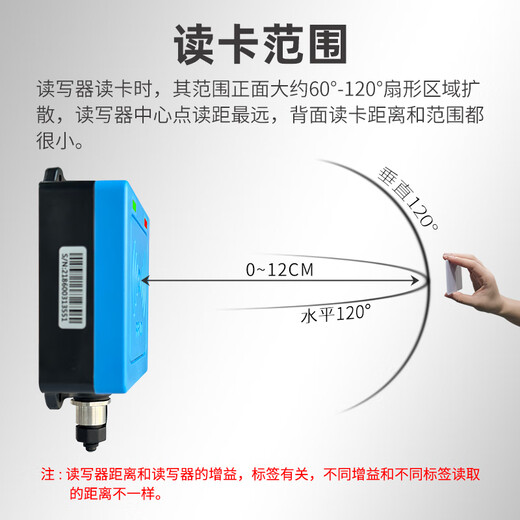 RF CRAZYrfid高频读写器15693modbus协议14443A485工业流水线PLC计数器 REH-P101C-NPR-1N1C