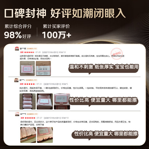 Made in Tokyo, EDI pure water wet wipes 80 pieces, 5 packs, pearl pattern cleansing wipes, baby wipes, gentle