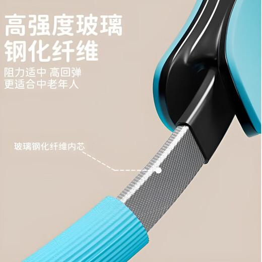 German quality resistance circle for slimming thighs, home yoga leg muscle resistance, middle-aged and elderly leg clamping fitness equipment, Pilates circle - blue