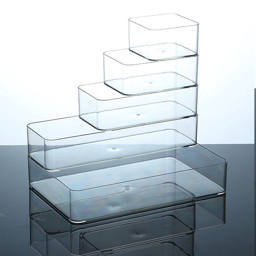 Pupan Andere Aufbewahrungsboxen Küchenschubladen eingebaute Partition transparente schmale Streifen Tabelle Stäbchen Stäbchen Station Rechteckige 4877. Seite U Transparent Korb mittelgroß 1 pt hohe transparent