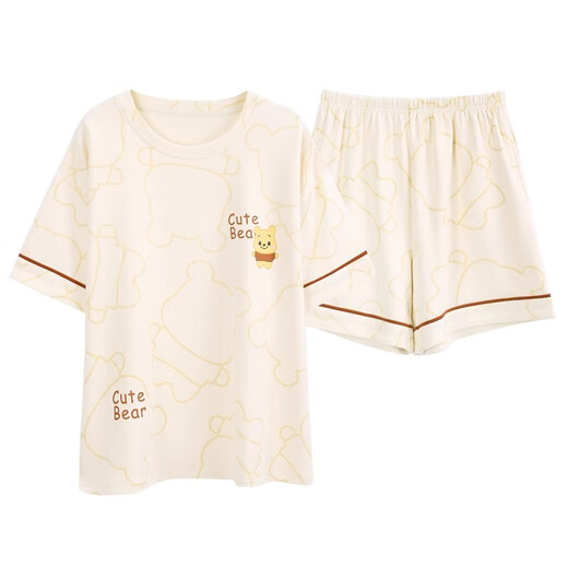 Arctic Velvet Pyjamas für Frauen in Sommer-Baumwollshorts für dünne Sommer niedlich und süß können außerhalb von Heimkleidung getragen werden YX-9856 M Empfohlen 75-90jin [Jin gleich 0,5 kg]