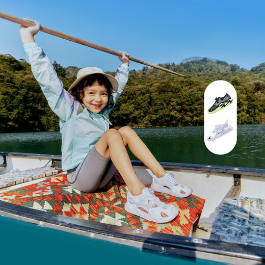 DR KONG new summer style comfortable and breathable baby toddler shoes for boys and girls, lightweight and trendy children's sandals, purple/meter 30, foot length about 18.5-19.1