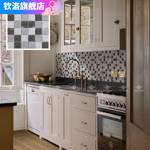 Non-rabbit [22 pieces starting sale] Antique ceramic mosaic bar cafe restaurant background wall tiles kitchen and bathroom balcony tiles Y4858