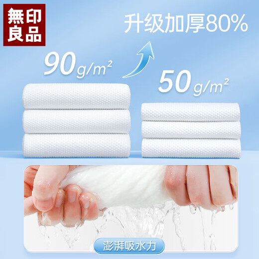 Muji * Komprimiertes Badetuch Einwegbadetuch größer und verdickte 10 tragbare Stücke für das Travel Hotel 70 * 100 cm